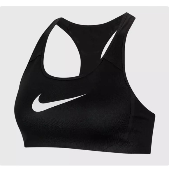 HP🎉🆕 Nike Womens Victory Shape Black/White High Support Sports Bra - Picture 4 of 16